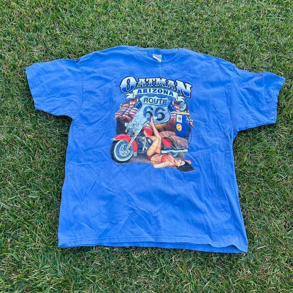 Oatman Arizona XXL tee promo biker y2k funny